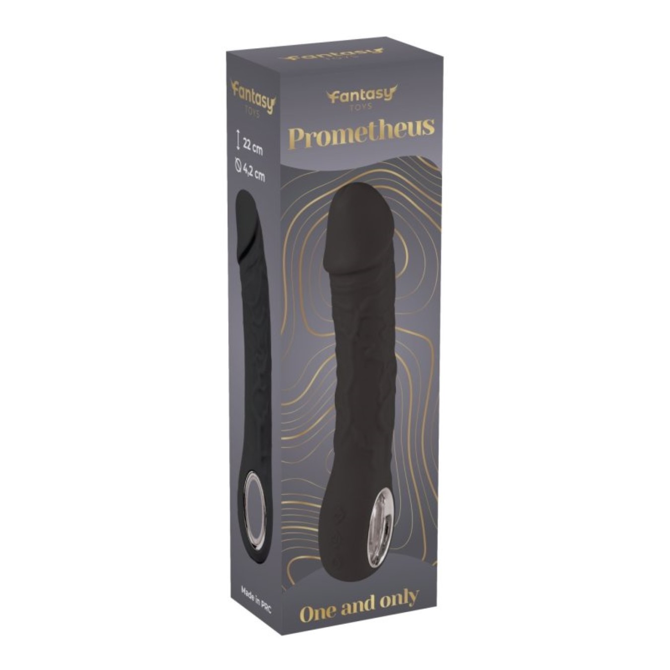 Prometheus – Realističan silikonski vibrator sa funkcijom zagrevanja FT001103